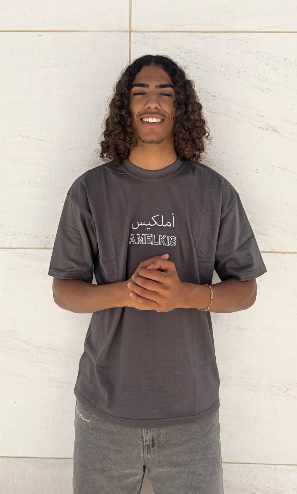 Amelkis " Succes is a decision" Grey tee