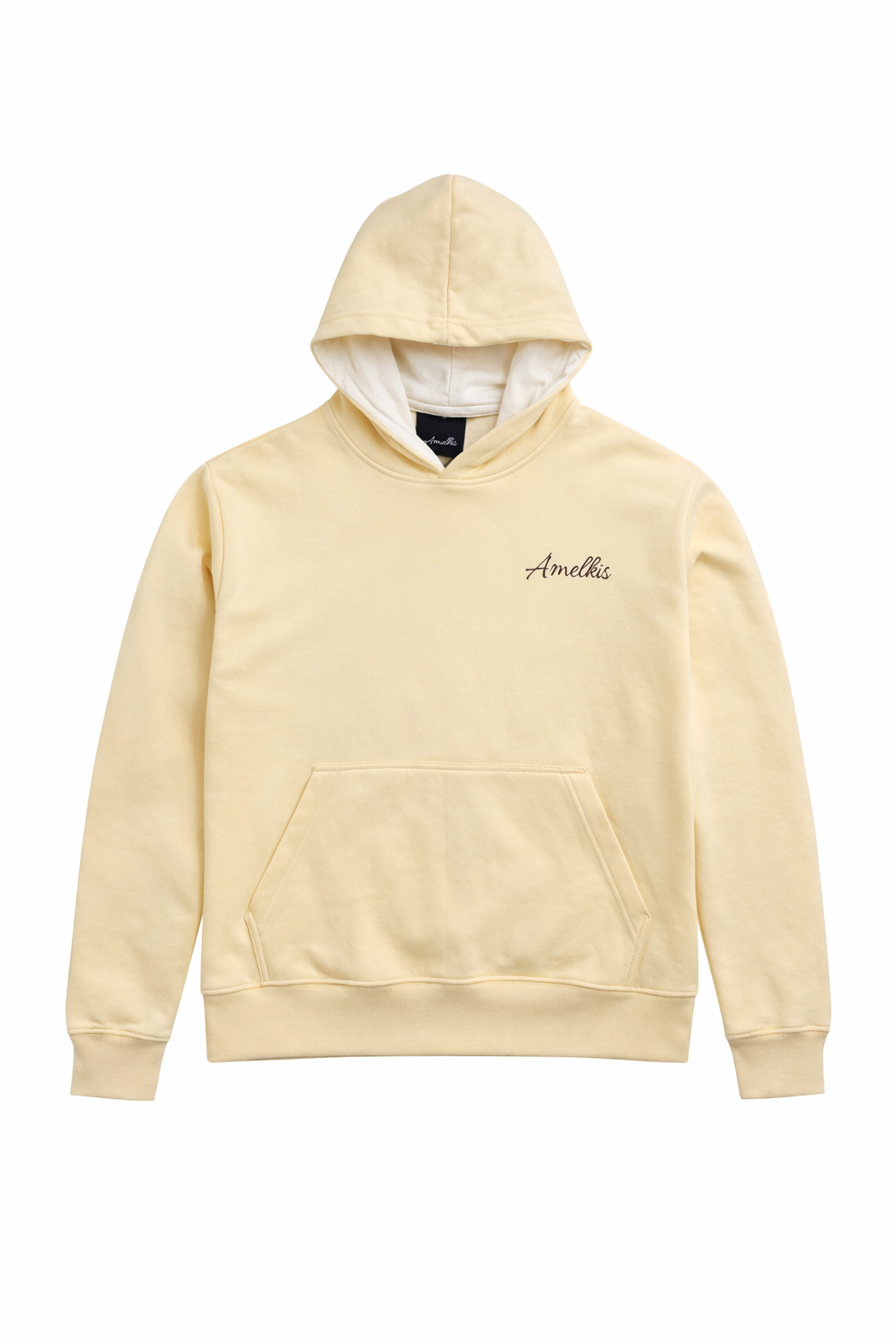 Amelkis HUSTLE hoodie in Cream
