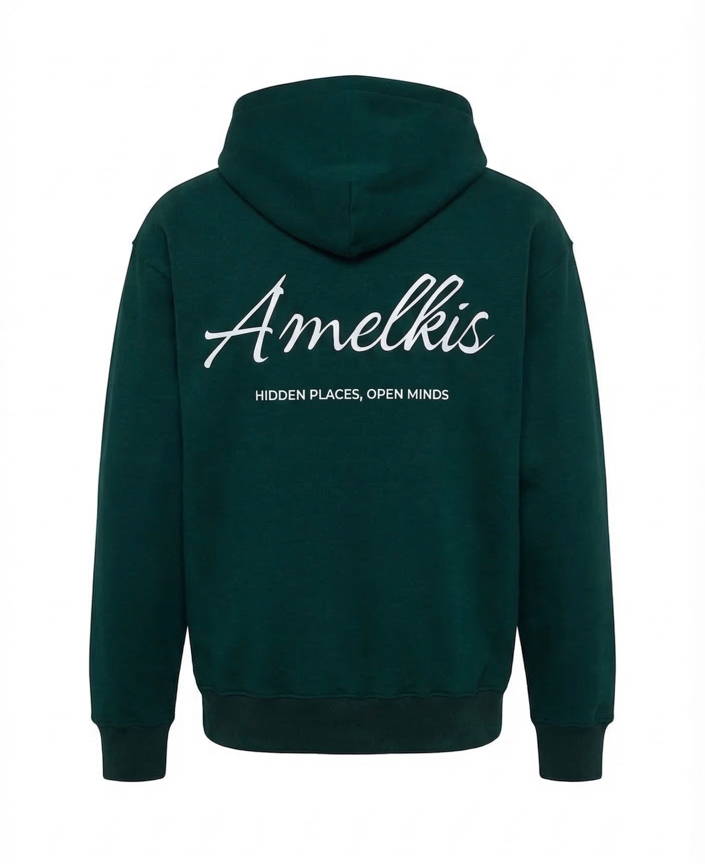 Amelkis basic hoodie in green