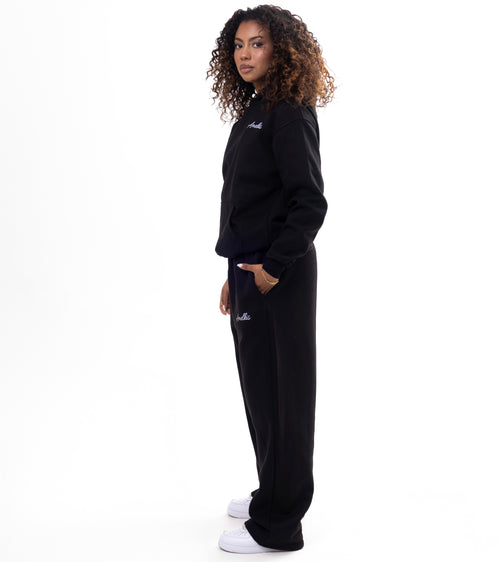 Amelkis basic hoodie  in black