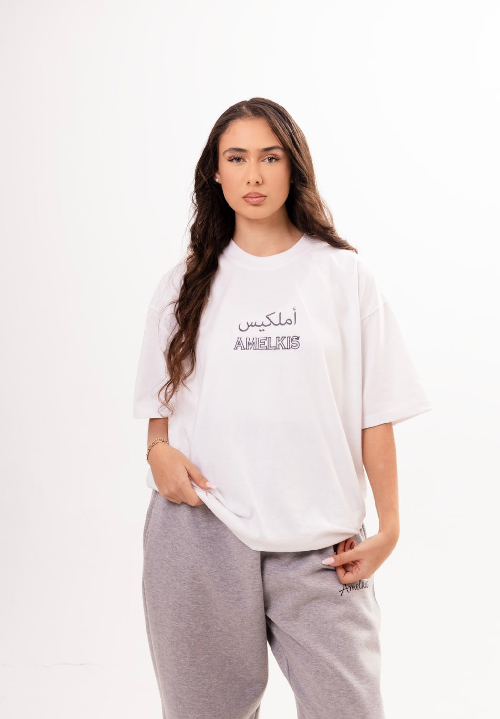 Amelkis " Succes is a decision " White Tee