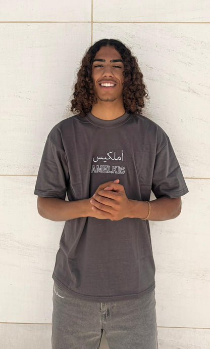 Amelkis " Succes is a decision" Grey tee