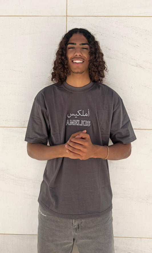 Amelkis " Succes is a decision" Grey tee