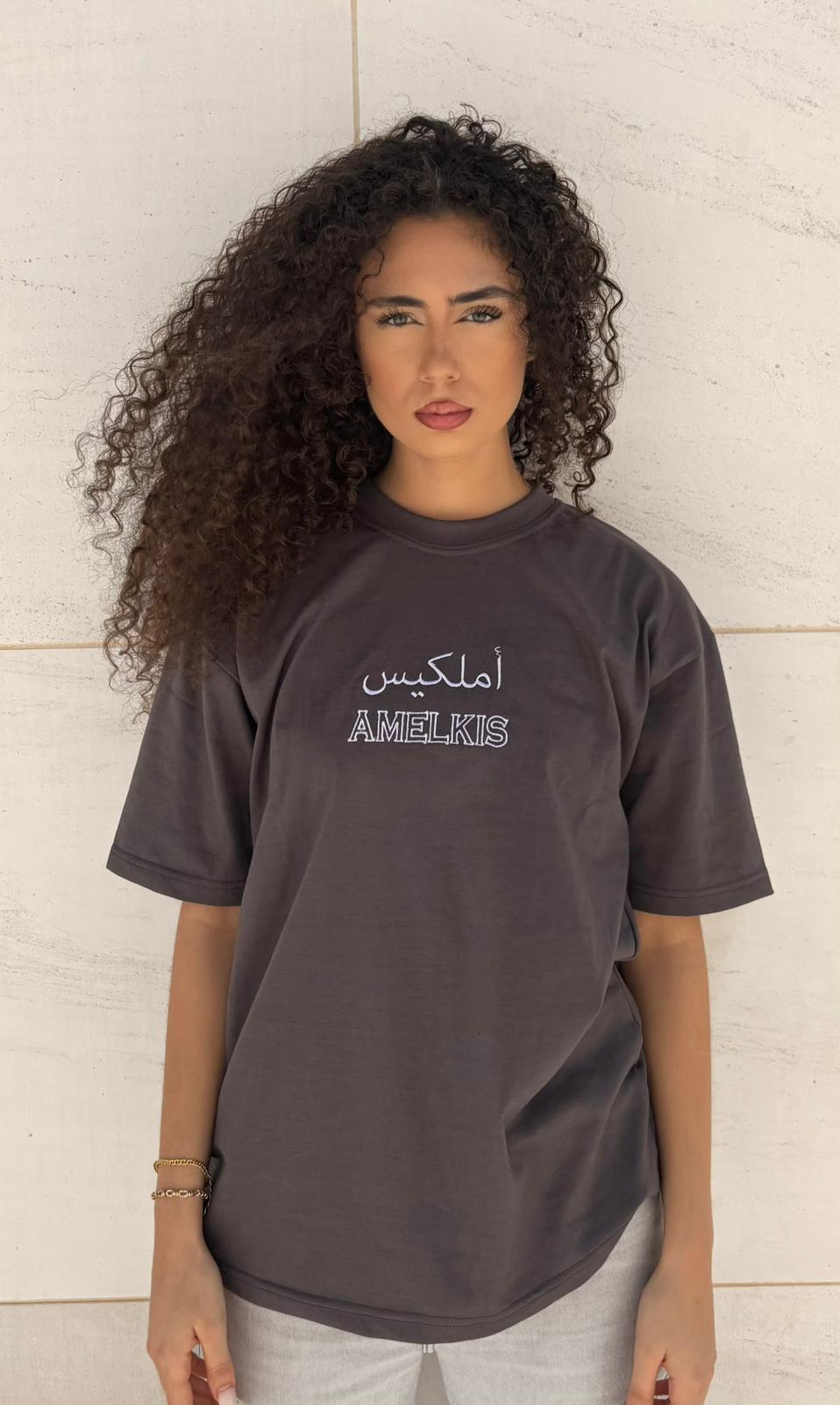 Amelkis '' Succes is a decision'' Grey Tee